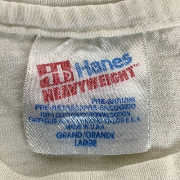Texas Special Olympics Graphic T-Shirt Large White Hanes Single Stitch USA 90s - Picture 4 of 9